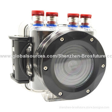 Underwater 35m 1.5-inch TFT 720P Sports Cam Recorder, 750mAh Rechargeable Li-ion Battery